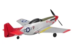 TOP-RC Warbird Mini P51D 450 mm, Rot, RTF
