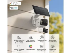 TP-Link Netzwerkkamera Tapo C645D KIT Solarbetriebene, Dual-Linse