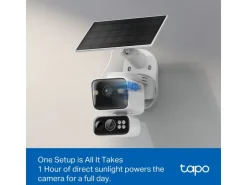 TP-Link Netzwerkkamera Tapo C645D KIT Solarbetriebene, Dual-Linse