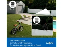 TP-Link Netzwerkkamera Tapo C645D KIT Solarbetriebene, Dual-Linse