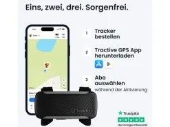 tractive Tractive DOG 6 Xl – black Schwarz, für grosse Hunde ab 20 kg