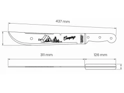 Tramontina Buschmachete Schwarz/Grün