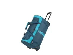 travelite Basics Reisetasche für den Trolley Blau/Petrol 86 l