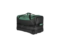 travelite Basics Reisetasche mit Rollen, L (erweitert) Grün 119 l