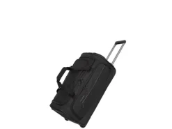 travelite Crosslite Reisetasche mit Rollen M, Schwarz 71 l