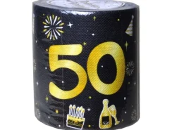 Trendcompany Scherzartikel Wc Papier, 50. Geburtstag