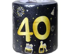 Trendcompany Scherzartikel Wc Papier, 40. Geburtstag