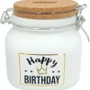 Trendcompany Spardose Happy Birthday Glas
