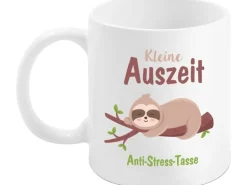Trendcompany Tasse Auszeit Anti-Stress