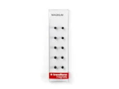 Trendform Haftmagnet Magnum 10er Set , Schwarz