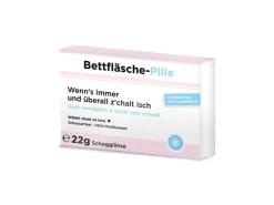 Trend Import Scherztabletten Bettfläsche-Pille 22g, aus Schokolade