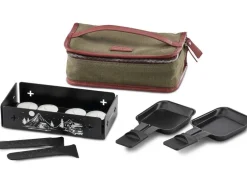 Trisa Teelicht-Raclette Explorer's Pack Schwarz