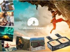 Trisa Teelicht-Raclette Explorer's Pack Schwarz