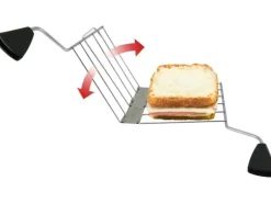 Trisa Toaster Crispy Snack Schwarz/Silber