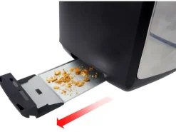 Trisa Toaster Crispy Snack Schwarz/Silber
