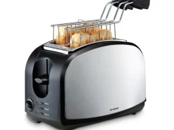 Trisa Toaster Crispy Snack Schwarz/Silber