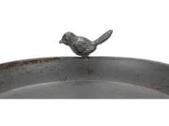 Trixie Vogeltränke zum Hinstellen, 800 ml, ø 22 cm, Grau
