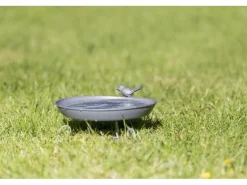 Trixie Vogeltränke zum Hinstellen, 800 ml, ø 22 cm, Grau