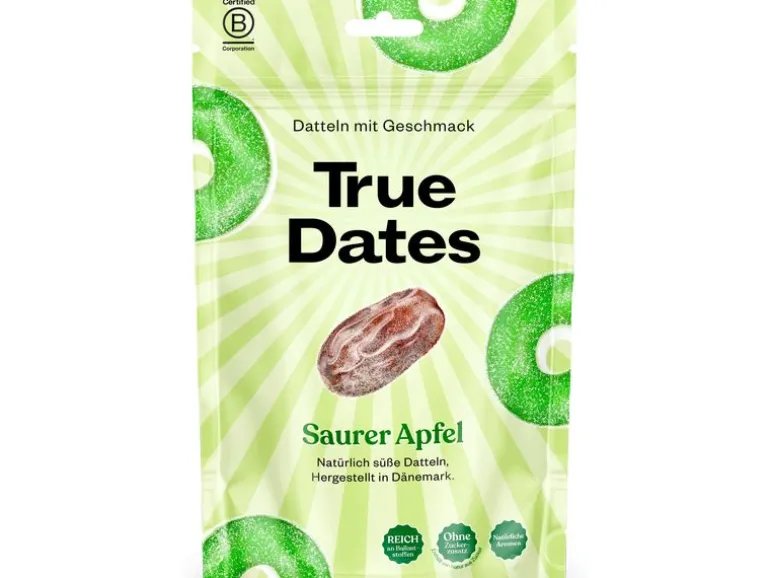True Gum True Dates – Saurer Apfel 100g