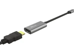 Trust Adapter USB-C-auf-HDMI USB Type-C - HDMI, Silber