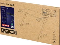 Trust Gaming Tisch GXT 709 Luminus RGB Schwarz