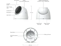 Ubiquiti Netzwerkkamera UVC-G5-Turret-Ultra Weiss