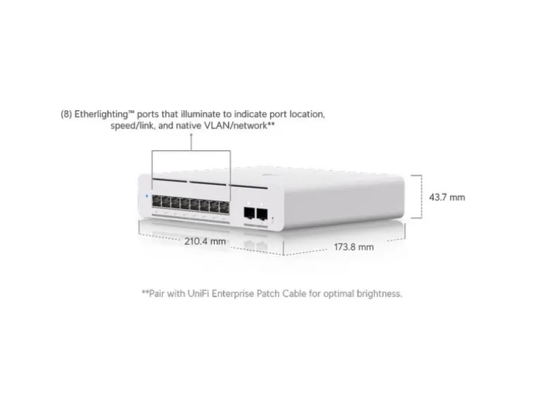 Ubiquiti PoE++ Switch Pro XG 8 PoE 10 Port
