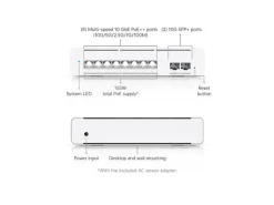 Ubiquiti PoE++ Switch Pro XG 8 PoE 10 Port