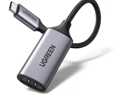 Ugreen Adapter 70444 USB-C auf HDMI 4K 60 Hz Aluminium Schwarz