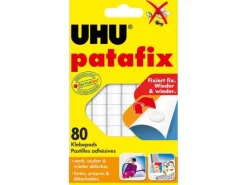 UHU Klebepad Patafix 80 Stück, Weiss