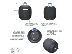 Ultimate Ears Bluetooth Speaker WONDERBOOM 4 Schwarz