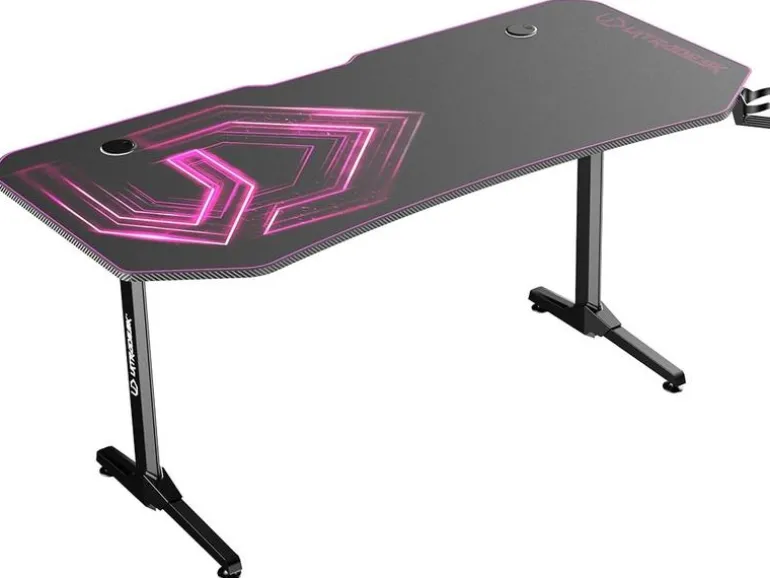 Ultradesk Gaming Tisch Frag XXL Pink