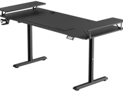 Ultradesk Gaming Tisch Highlander XXL Schwarz
