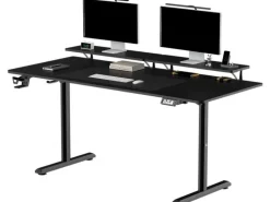 Ultradesk Gaming Tisch Highlander XXL Schwarz