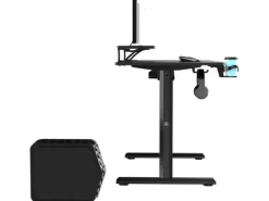 Ultradesk Gaming Tisch Highlander Schwarz
