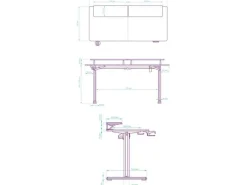 Ultradesk Gaming Tisch Highlander XXL Weiss