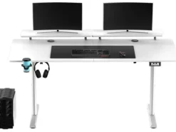Ultradesk Gaming Tisch Highlander XXL Weiss