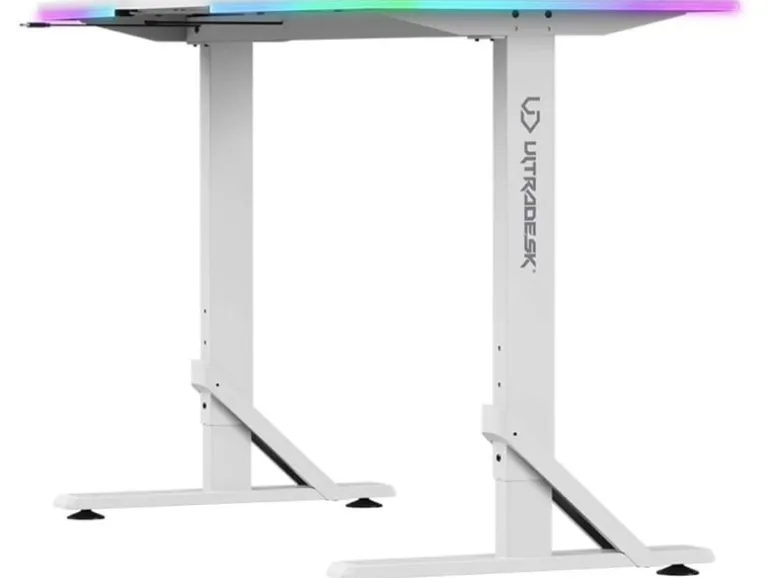 Ultradesk Gaming Tisch Iron Weiss