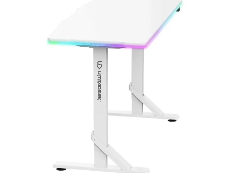 Ultradesk Gaming Tisch Iron Weiss