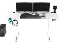 Ultradesk Gaming Tisch Level V2 Weiss