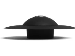 Umbra Waschbeckenstöpsel Flex mit Haarsieb, Silikon, Schwarz