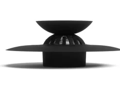 Umbra Waschbeckenstöpsel Flex mit Haarsieb, Silikon, Schwarz