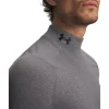 UNDER ARMOUR CG Armor Fitted Langarm Stehkragen Anthrazit