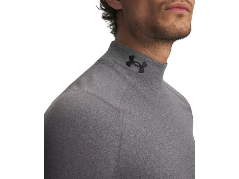 UNDER ARMOUR CG Armor Fitted Langarm Stehkragen Anthrazit