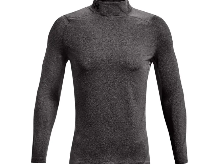 UNDER ARMOUR CG Armor Fitted Langarm Stehkragen Anthrazit