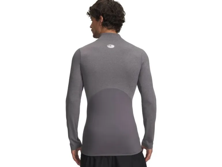 UNDER ARMOUR CG Armor Fitted Langarm Stehkragen Anthrazit
