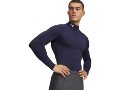 UNDER ARMOUR Cg Armour Mock Compression Langarm Midnight Navy