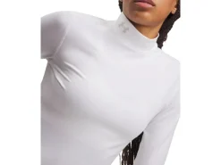 UNDER ARMOUR Coldgear Mock Langarmshirt Weiss