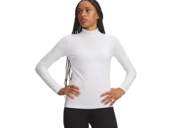 UNDER ARMOUR Coldgear Mock Stehkragen Weiss