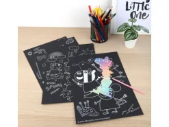 Undercover Fanartikel Kratzbild Set Peppa Pig